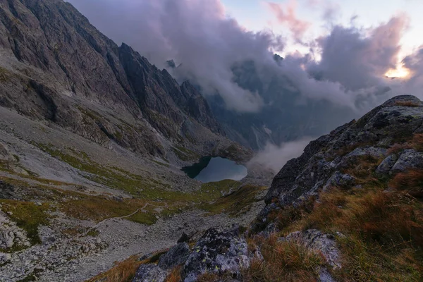 Paisajes Matutinos Otoño Los Altos Tatras Polacos —  Fotos de Stock