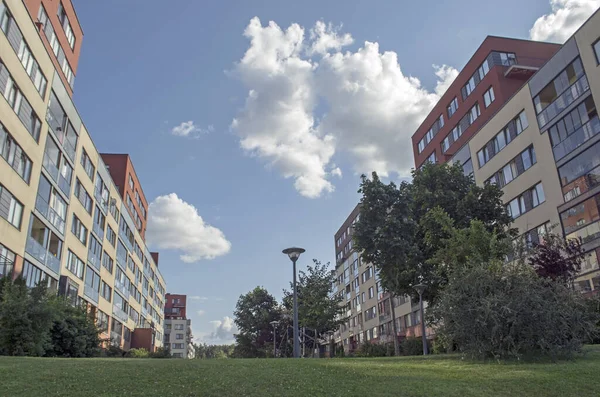 Modernt Stadslandskap Bostadskvartalet Vilnius Litauen — Stockfoto