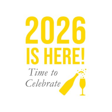 2026 Yeni Yıl Kutlama Kutlama Tasarımı