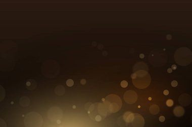 Lüks Tasarım İçin Koyu Altın Bokeh Arkaplanı