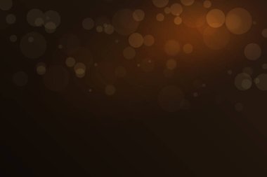Kahverengi soyut bokeh ışık arkaplan tasarımı