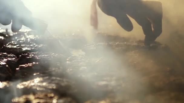 chef cuisinier hamburgers 