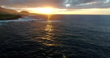 güzel deniz günbatımı