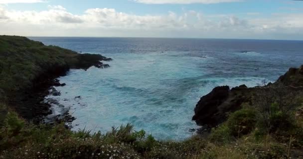 Verbazingwekkende schoonheid van zee — Stockvideo
