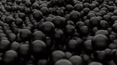 Parlak fütüristik toplar, hareket konsepti sırasında küçük parlak kürelerin izole edilmiş üç boyutlu dijital animasyonlarını birbirine karıştırarak arkaplanı şekillendirir. Alfa kanalı dahil.
