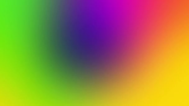 Абстрактна барвиста анімація горизонтальний неоновий градієнт руху гладкий пакунок фону презентації — стокове відео