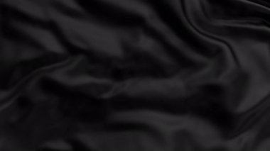 Pürüzsüz siyah kumaş hareketi arka plan sonsuz döngü