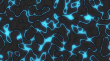 siyah ve mavi enerji hareketi tasarımı modern akış akışı çevresi çizgileri ile değişen manzara. İş, teknik ve ticaret fuarı sunumu için soyut bir arkaplan. 4K 3D görüntüleyici. 