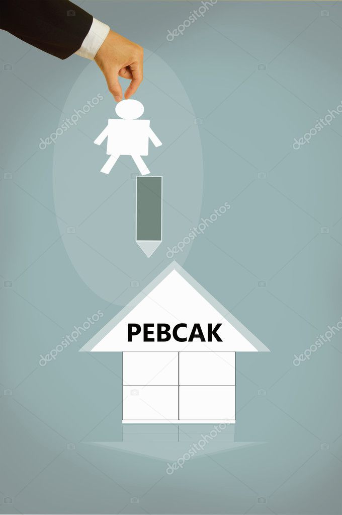 Problem Exists Between Chair And Keyboard Stock Photo