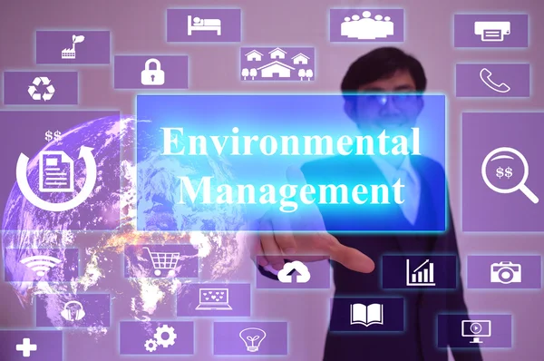 Environmental management  - business concept,image element furn