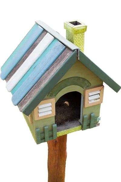 Casa de madeira colorida — Fotografia de Stock