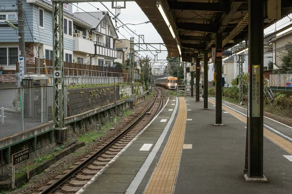 Comboio local no Japão — Fotografia de Stock