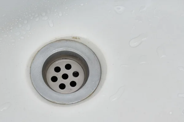 Drain of washbasin — Stock Photo, Image