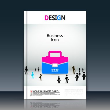 Abstract composition, white a4 brochure title sheet, manage human resources, HR organization chart, global people communication, international market, leadership, head, director, EPS 10 illustration