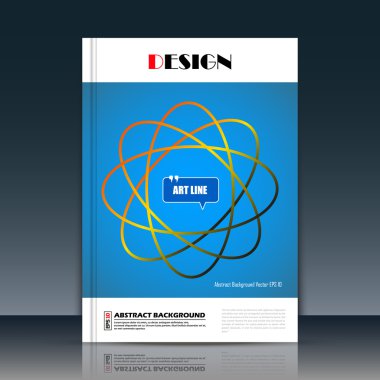 Soyut kompozisyon, daire simgesi pleksus, yuvarlak metin çerçeve yüzeyi, mavi a4 broşür başlık levha, yüzük inşaat, yaratıcı rakam, logo işareti, firma afiş formu, el ilanı moda, Eps10 illüstrasyon