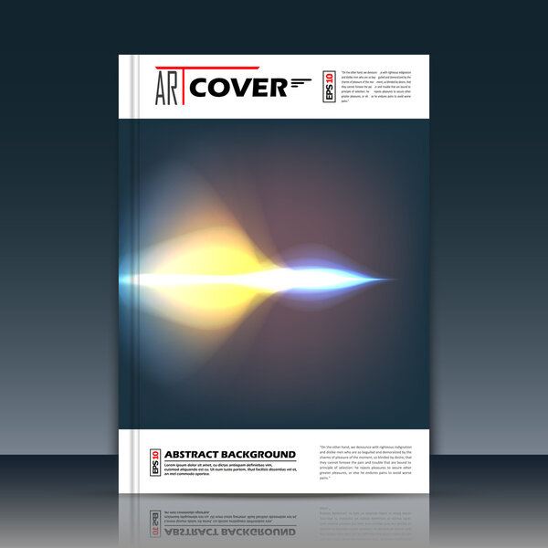 Abstract composition, outer space galaxy, star ray, supersonic barrier, a4 brochure title sheet, cosmic sky icon, text frame surface, creative figure, logo sign, firm banner form, flier fashion, EPS10