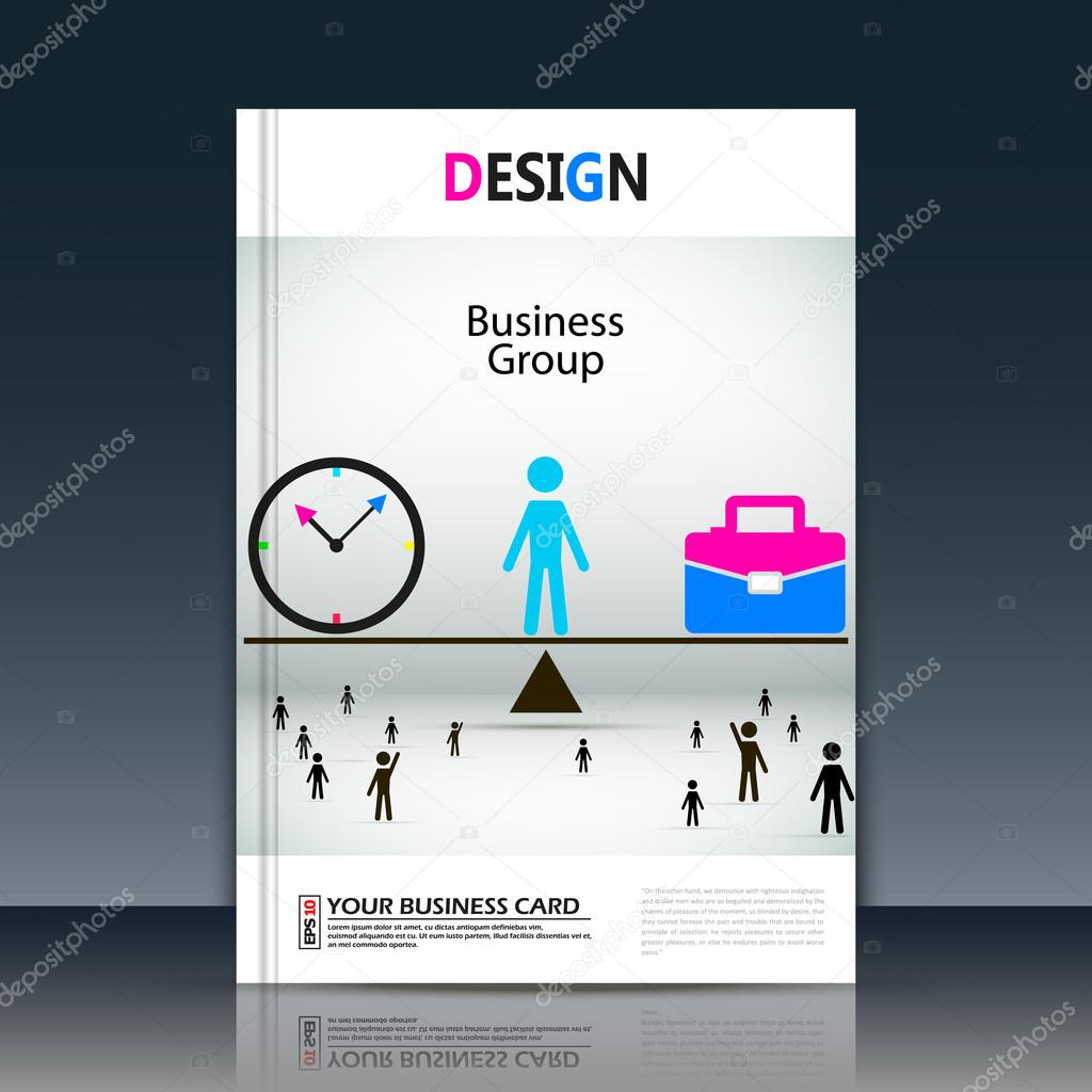 Abstract composition, white a4 brochure title sheet, manage human resources, HR organization chart, global people communication, international market, leadership, head, director, EPS 10 illustration