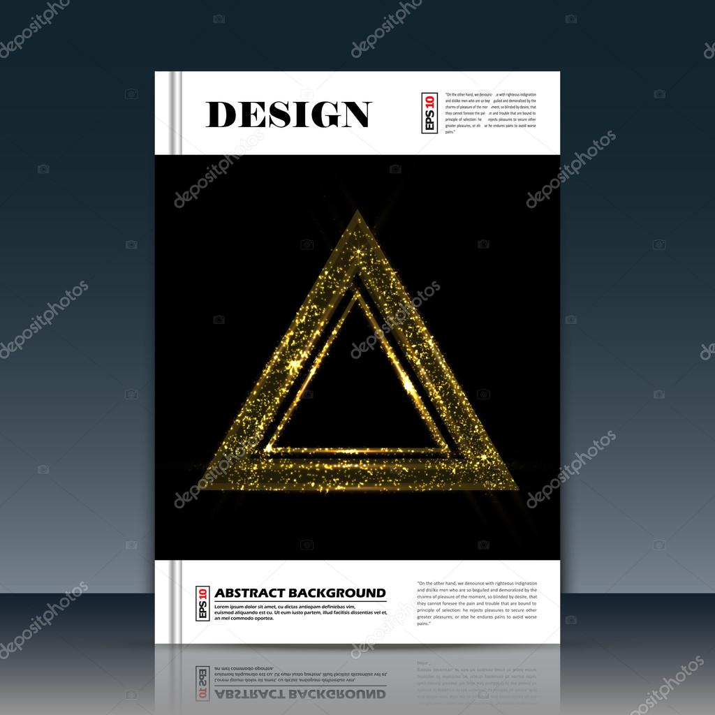 Abstract background for your business notebook, personal diary or official card cover. Graphic pattern made in minimalistic style for corporate production or presentation template. Easy to edit and add text, logo, change any size in vector format.