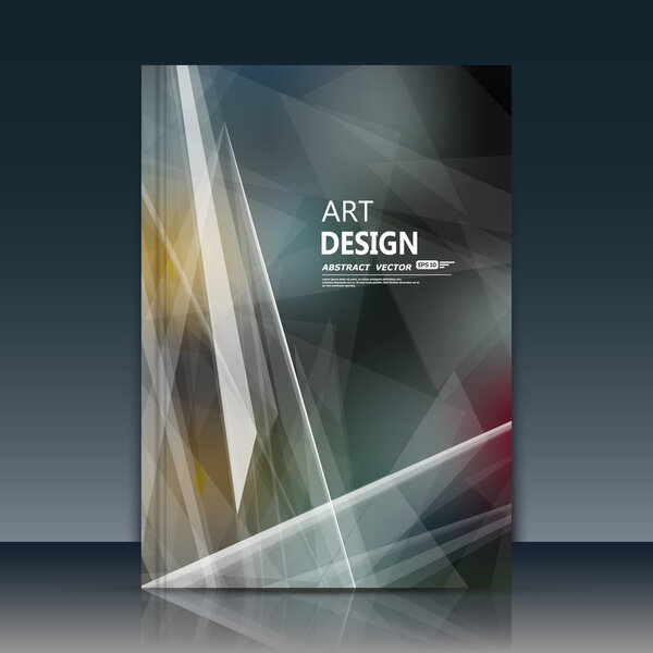 Abstract composition, white polygonal font texture, gray a4 brochure title sheet, creative figure, firm banner form, star, laser rays, starburst, outer space flyer fiber, neon matrix, EPS10 backdrop