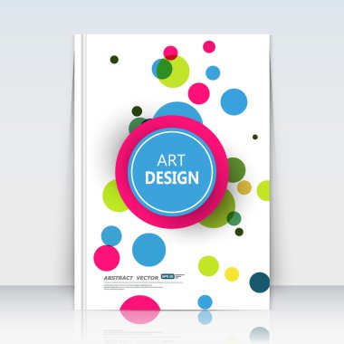 Abstract composition, business card, lnfo text frame surface, geometric shape font texture, white a4 brochure title sheet, creative round figure icon, circle logo sign, flyer fiber, EPS10 banner form