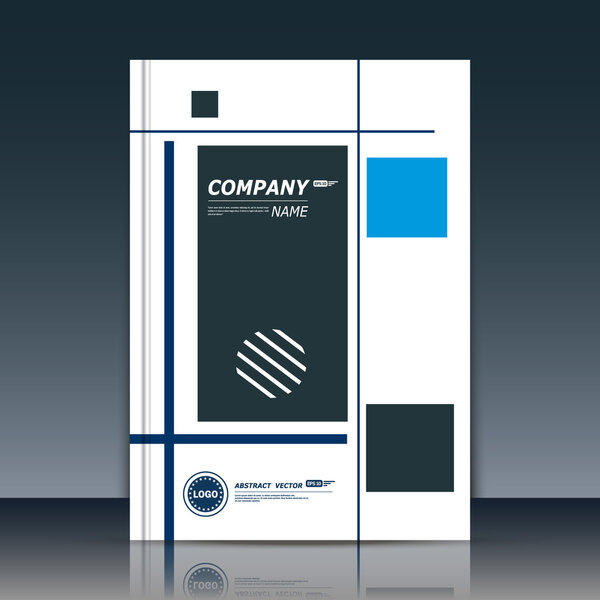 Abstract composition, box blocks font texture, black square parts surface, white a4 brochure title sheet, creative tetragon figure icon, logo sign, firm banner form, flier fashion, EPS10 vector art