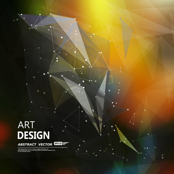 Abstract composition, font texture, white cybernetic dots, title sequence, wallpaper, creative figure, intro banner form, star, points surface, outer space flyer fiber, neon matrix, EPS10 backdrop