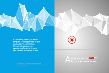 Soyut kompozisyon, metin çerçevesi yüzey, beyaz, mavi başlık sayfası, a4 broşür sorunu, yaratıcı rakam, çokgen üçgen con, logo inşaat, afiş formu doku, el ilanı fiber, Eps10 fon seti