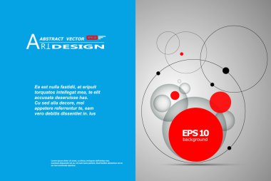 Soyut kompozisyon, metin çerçevesi yüzey, beyaz, mavi başlık sayfası, a4 broşür sorunu, yaratıcı rakam yazı tipi, kırmızı daire kontur simgesi, logo inşaat, afiş formu doku, el ilanı fiber, Eps10 fon