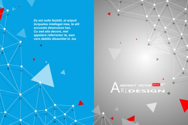 Soyut kompozisyon, metin çerçevesi yüzey, beyaz, mavi başlık sayfası, a4 broşür sorunu, yaratıcı rakam, çokgen üçgen con, logo inşaat, afiş formu doku, el ilanı fiber, Eps10 fon seti