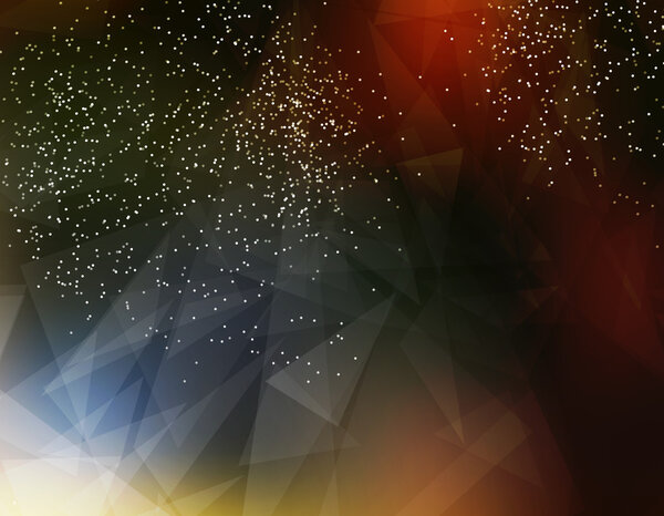 Abstract composition, futuristic technology, dark font texture, alien planet sky, creative amber banner figure, wallpaper, outer space flyer fiber, neon star light matrix, EPS10 backdrop, vector art