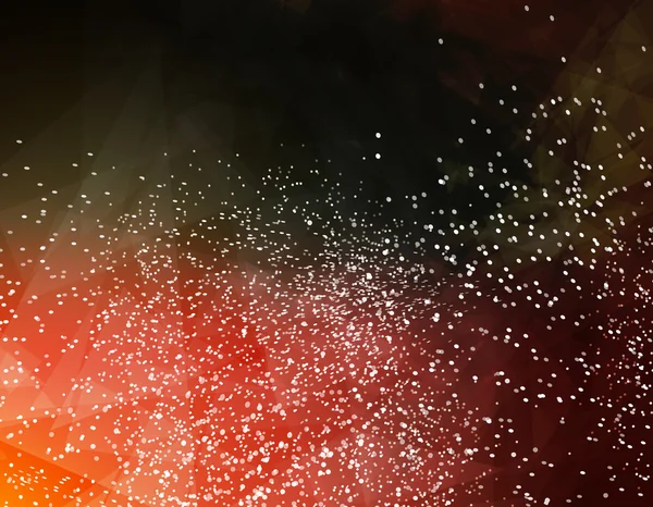Kompozycja abstrakcyjna, futurystyczna technologia, czerwona tekstura czcionki, białe kropki płatka śniegu, kreatywny baner, Tapeta, światłowód ulotki kosmicznej, macierz świetlna Neon Star, Eps10 tło, grafika wektorowa — Wektor stockowy