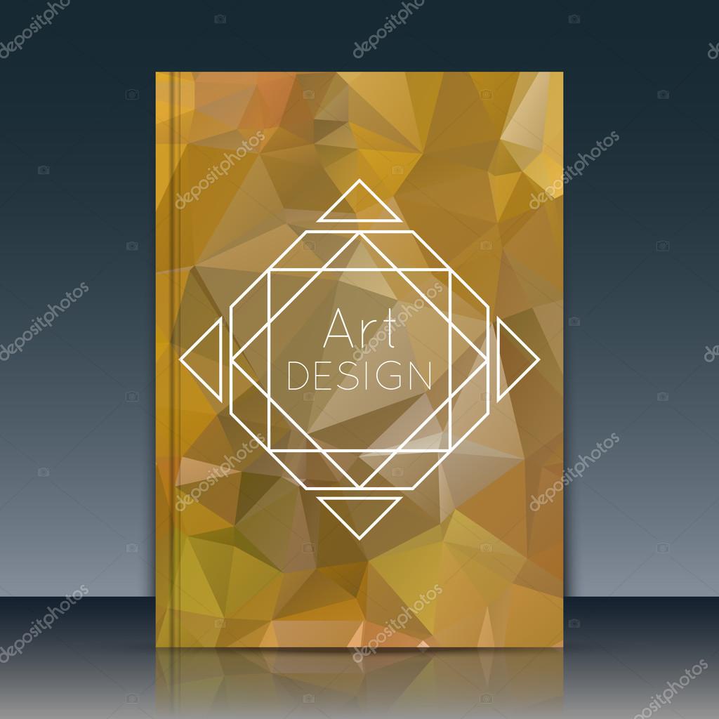 Abstract background for your business notebook, personal diary or official card cover. Graphic pattern made in minimalistic style for corporate production or presentation template. Easy to edit and add text, logo, change any size in vector format.