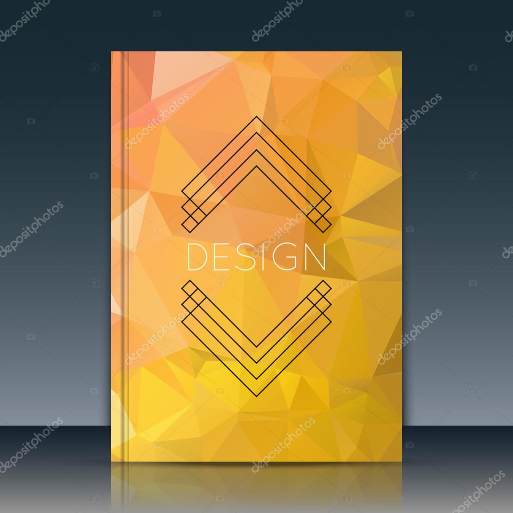 Abstract background for your business notebook, personal diary or official card cover. Graphic pattern made in minimalistic style for corporate production or presentation template. Easy to edit and add text, logo, change any size in vector format.