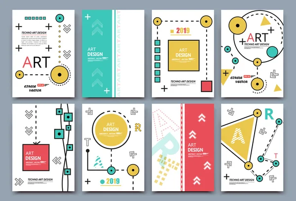 Composição abstrata, textura da fonte, conjunto de cartão de visita branco, coleção de elementos infográficos, folha de título da brochura a4, construção da peça do patch, superfície criativa do quadro de texto, ícone do logotipo da figura, imagem EPS10 —  Vetores de Stock