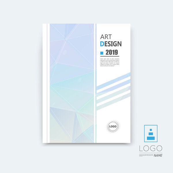 Abstract composition. Black dots, lines plexus. Polygonal triangle section trademark. White brochure title sheet. Creative figure logo icon. Commercial offer banner form. Flyer fiber. Headline