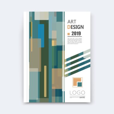 Soyut kompozisyon, yama dörtel dokusu, mavi, bej kare parça inşaat, beyaz a4 broşür başlık sayfası, yaratıcı dörtgen rakam simgesi, ticari firma logosu, afiş formu, el ilanı fiber