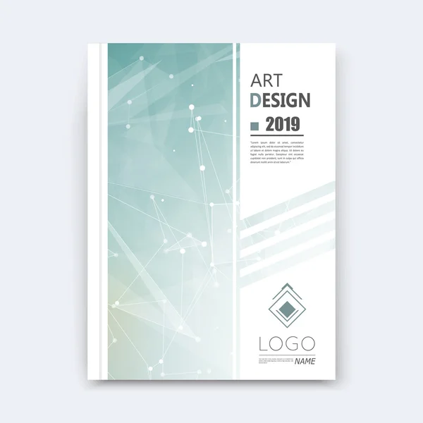 Abstract composition, grey polygonal stripe font texture, square part construction, white a4 brochure title sheet, creative figure icon, commercial logo surface, firm banner form, EPS 10 flier fiber — 图库矢量图片