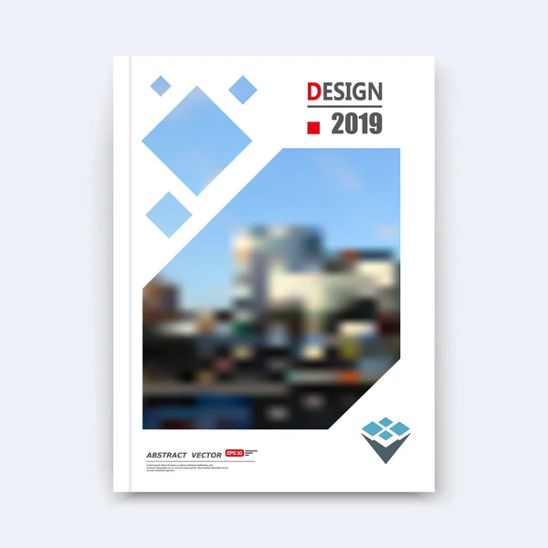 Abstract composition, urban city view, industrial architecture texture, square part construction, a4 brochure title sheet, creative lozenge figure icon, rhombus logo surface, banner form, flyer font — ストックベクタ