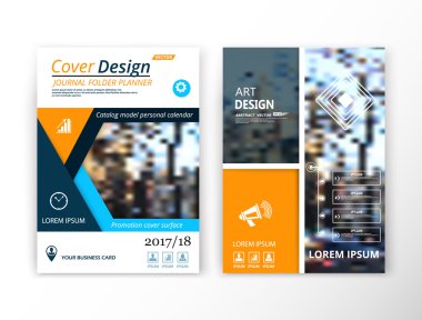 Abstract composition. Colored editable cover image texture. Flier set construction. Urban city view banner form. White a4 brochure title sheet. Creative figure icon. Firm name logo surface. Flyer font