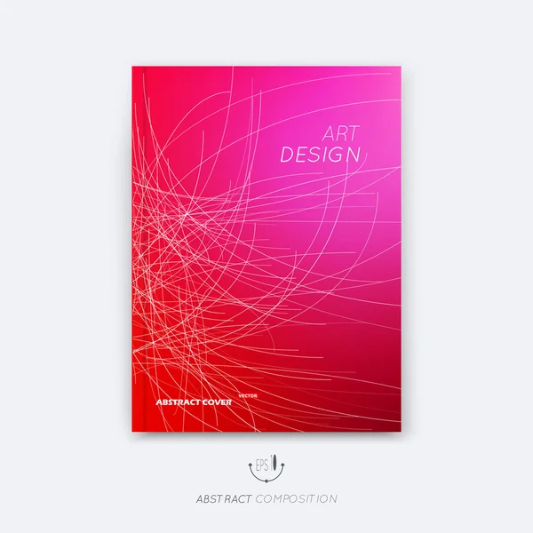 Soyut kompozisyon, parlak pembe yazı tipi dokusu, web bölümü marka, beyaz eğri çizgiler inşaat, kırmızı broşür başlık sayfası, yaratıcı rakam logo simgesi, ticari teklif, afiş formu, el ilanı fiber