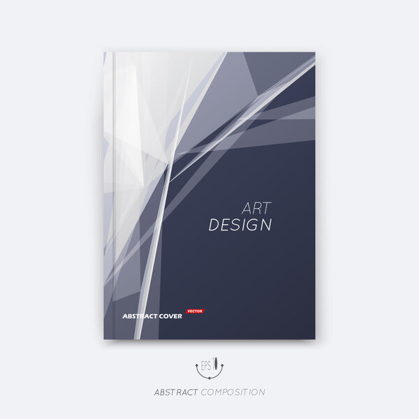 Abstract composition, dark black font texture, grey stripe section surface, lines construction, white a4 brochure title sheet, creative figure vector art, commercial offer, banner form, flyer fiber