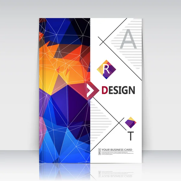 Abstract composition, red, blue, yellow square construction font texture, box block section surface, black brochure title sheet, creative figure vector art, commercial offer, banner form, flyer fiber — Διανυσματικό Αρχείο