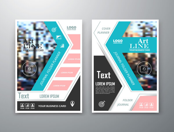 Abstract composition. Colored editable ad image texture. Cover set construction. Urban city view banner form. A4 brochure title sheet. Creative figure icon. Firm name logo surface. Flyer text font.