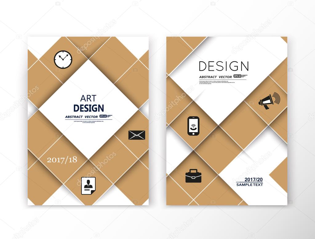 Abstract background for your business notebook, personal diary or official card cover. Graphic pattern made in minimalistic style for corporate production or presentation template. Easy to edit and add text, logo, change any size in vector format.