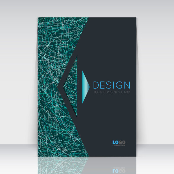 Абстрактный состав. Бирюзовая, черная текстура шрифта. Торговая марка секции стрелки. Строительство зеленой кривой линии. Заголовок брошюры. Значок логотипа креативной фигуры. Коммерческое предложение. Форма баннера. Листовое волокно

