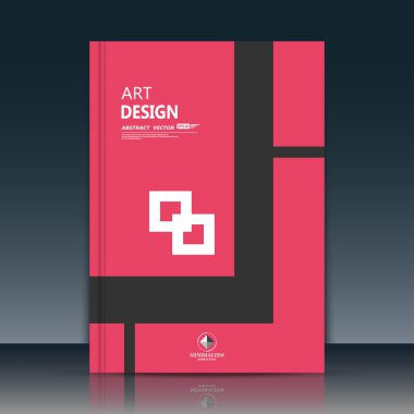 Soyut kompozisyon. Metin çerçevesi yüzeyi. A4 broşür kapağı. Kırmızı başlık sayfası. Yaratıcı logo figürü. Reklam afişi doku. Siyah, beyaz kare simgesi. Kutu blok el ilanı fiber. Eps10 arka plan. Vektör sanatı