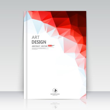   Soyut kompozisyon. Kırmızı poligonal doku. Üçgen bölümü inşaat. Broşür başlık sayfası. Yaratıcı şekil kutsal kişilerin resmi. Rubine elmas faset. Kristal cam reklam yüzey. Şeffaf afiş formu. El ilanı yazı tipi