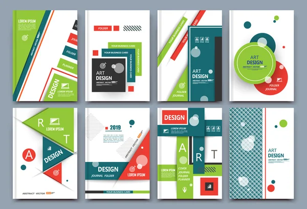 Abstrakt komposition, typsnitt textur, vit visitkort set, infograhic element Collection, A4 broschyr titelblad, patch del konstruktion, kreativ text ram yta, figur logotyp ikon, Eps10 bild — Stock vektor