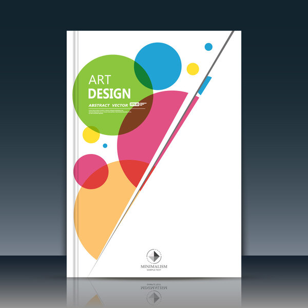 Abstract composition. Business card. lnfo text frame surface. Geometric shape font texture. White a4 brochure title sheet. Creative round figure icon. Circle logo sign. Flyer fiber. EPS10 banner form