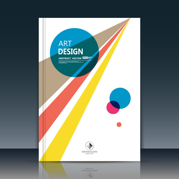 Abstract composition. Text frame surface. A4 brochure cover. White title sheet. Creative logo figure. Ad banner form font texture. Blue round icon label. Bulb flyer fiber. EPS10 backdrop. Vector art